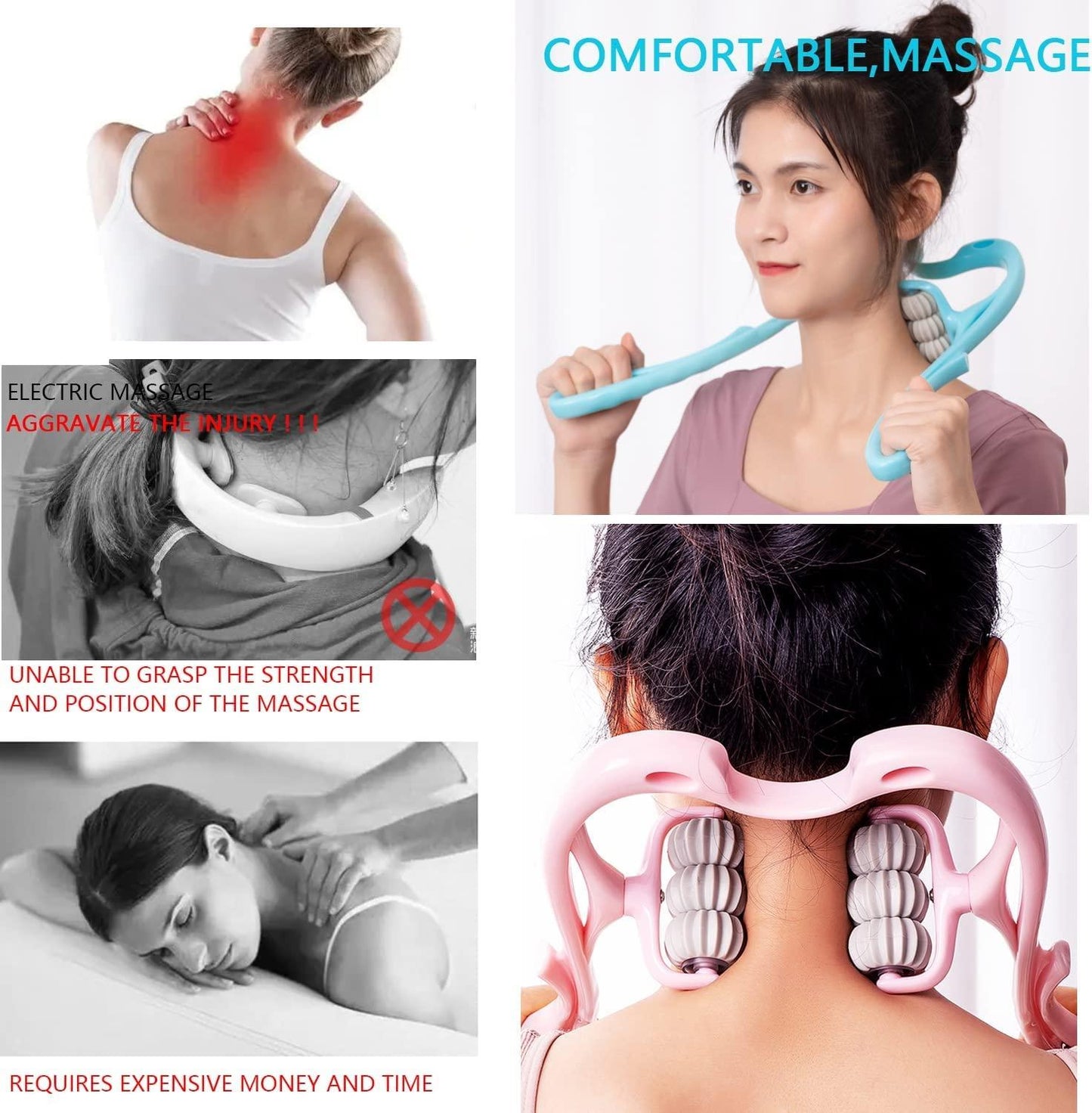 Dual Pressure Point Cervical Neck Massager